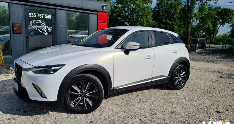 Mazda CX-3 cena 63900 przebieg: 175000, rok produkcji 2015 z Chociwel małe 781